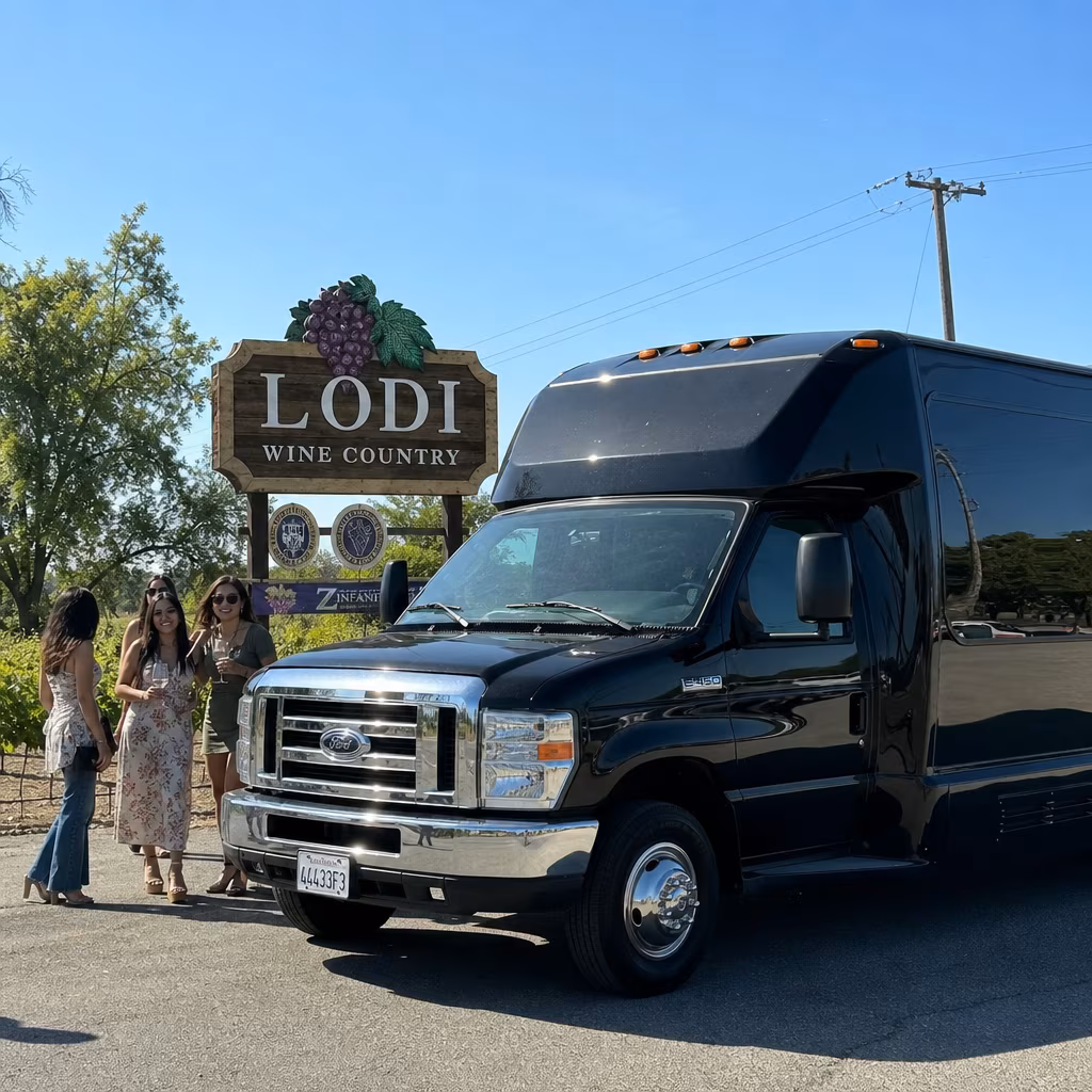 Rent a Bus to Lodi Wine Country