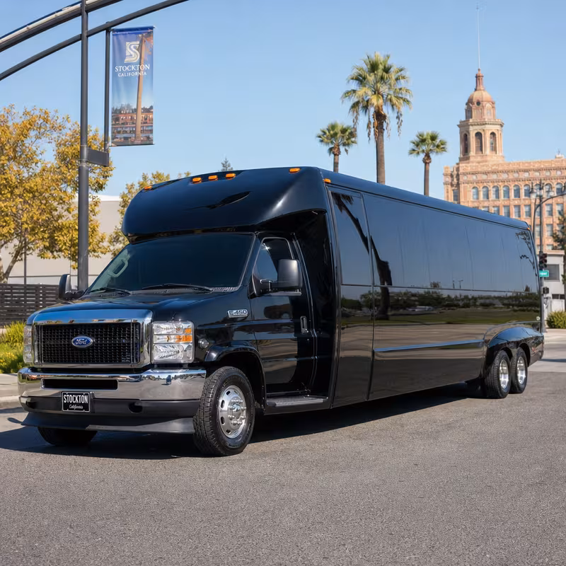 15 Passenger Party Bus Exterior