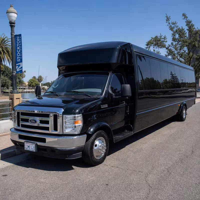 20 Passenger Party Bus Exterior
