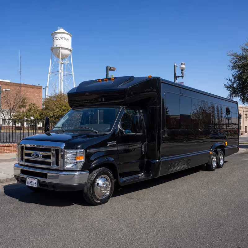 25 Passenger Party Bus Exterior