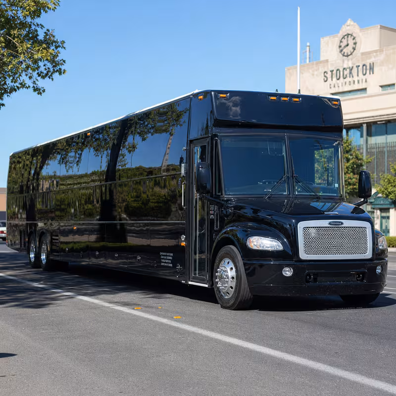 50 Passenger Party Bus Exterior