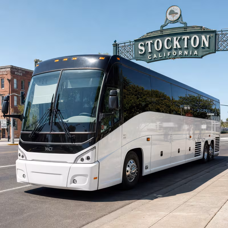 40-56 Passenger Charter Bus Exterior