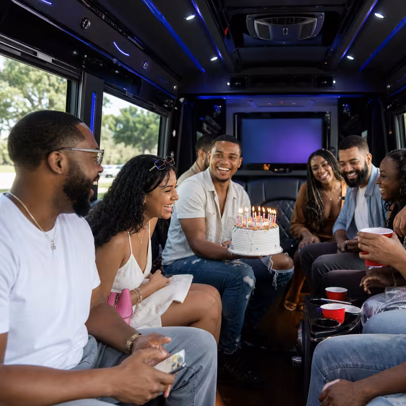 Stockton Birthday Transportation fleet vehicle