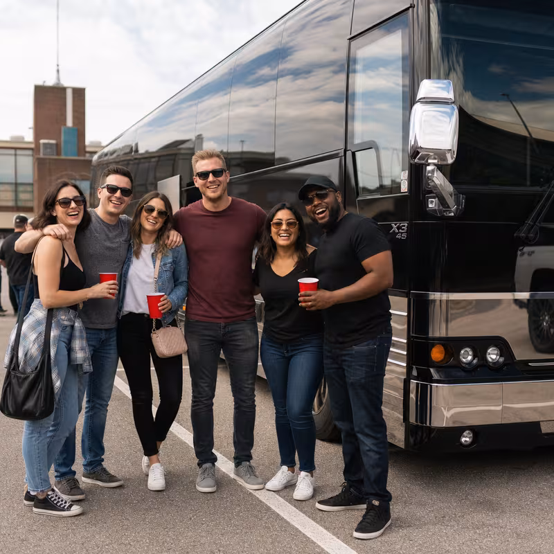 Stockton Concert Transportation fleet vehicle