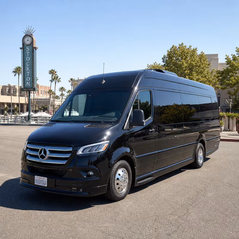 14 Passenger Sprinter Limo Exterior