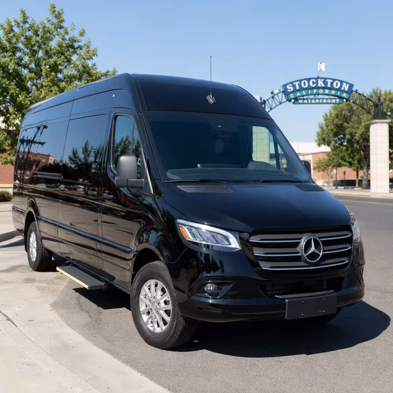 Sprinter Van Rental with Driver Exterior