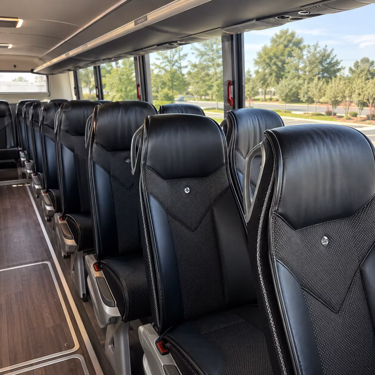 Stockton Airport Shuttle & Transportation party bus exterior