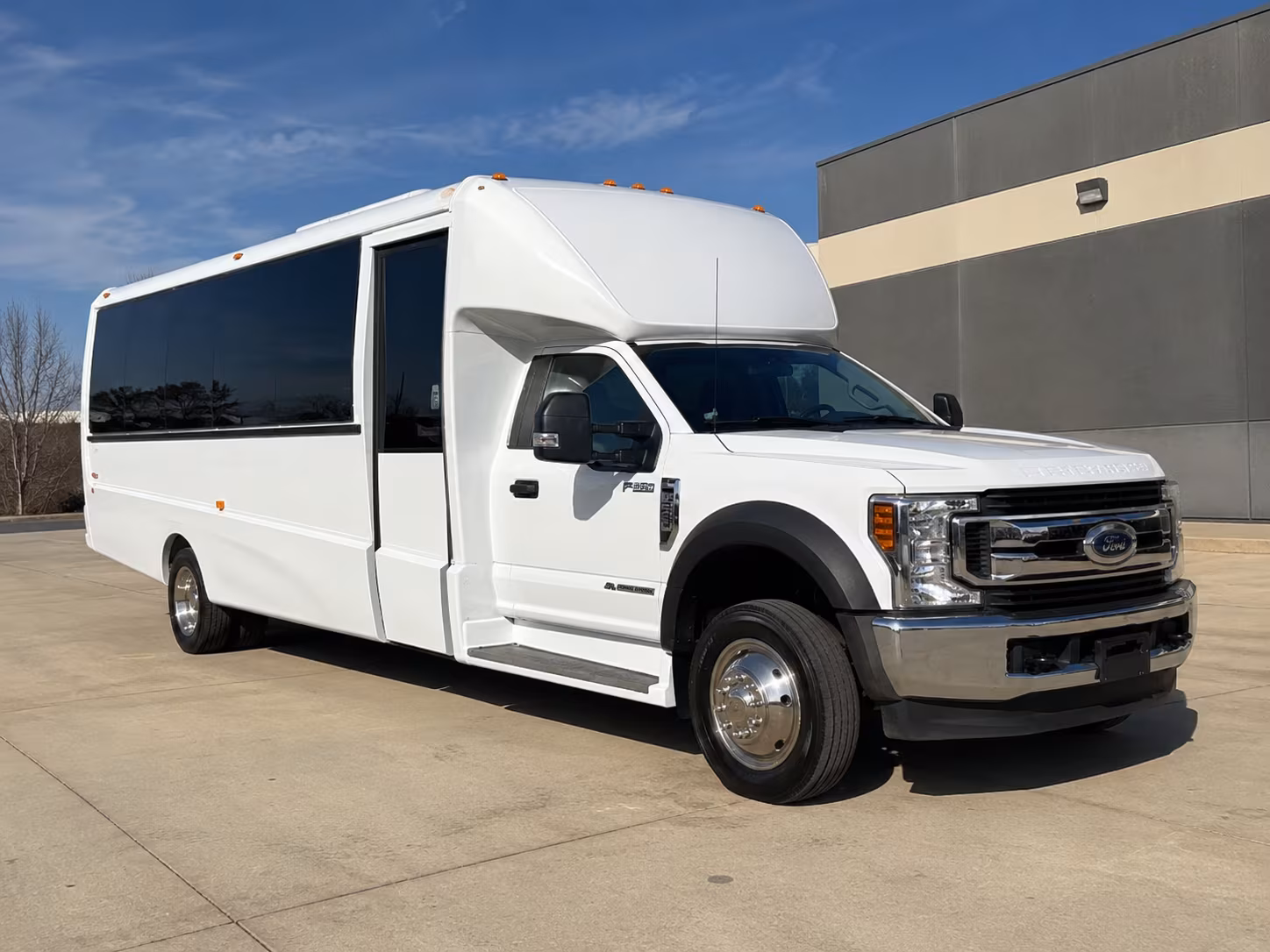 Stockton Airport Shuttle & Transportation party bus exterior