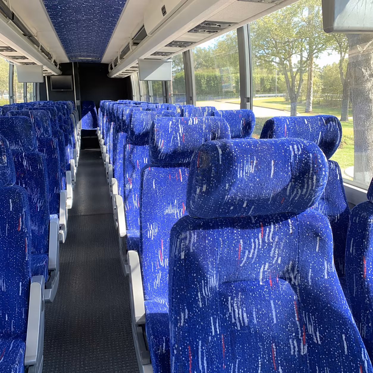 Stockton Airport Shuttle & Transportation party bus exterior