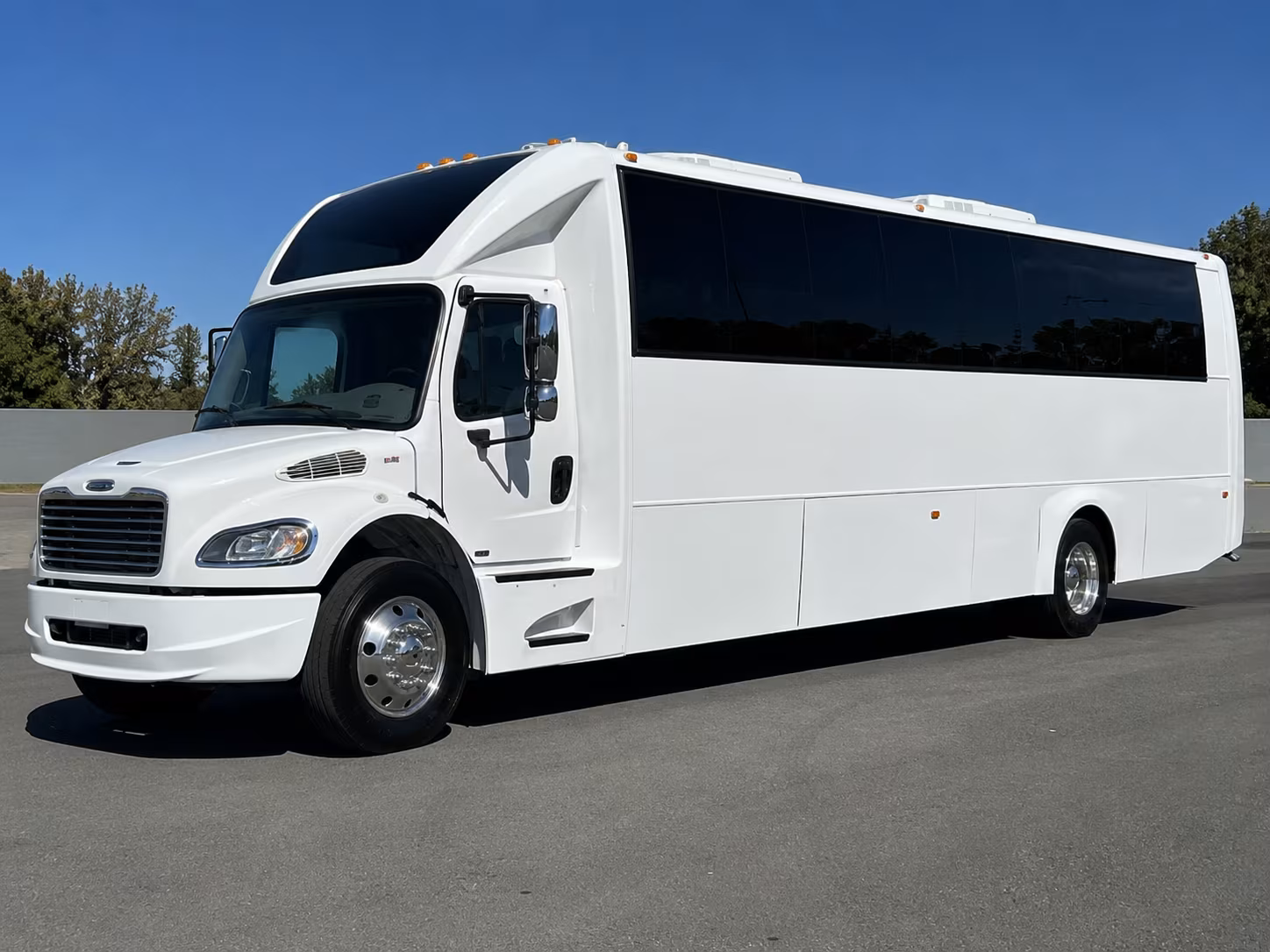 Stockton Bachelor & Bachelorette Transportation party bus exterior