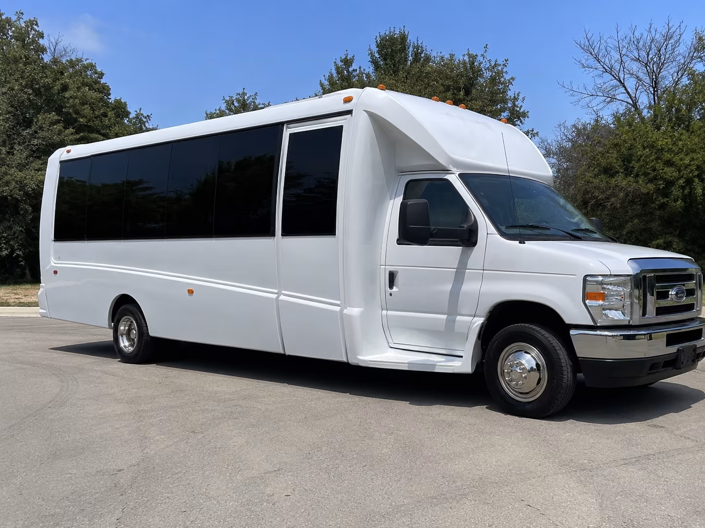 Stockton Concert & Music Festival Transportation party bus exterior