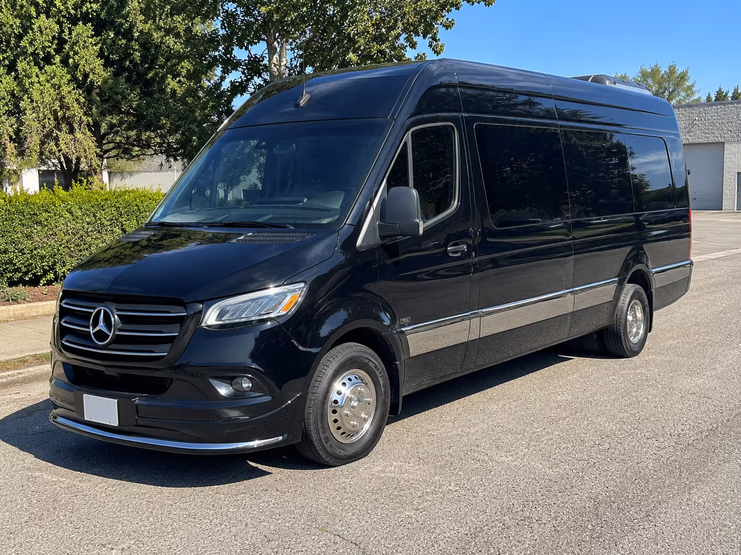 Stockton Corporate Transportation party bus exterior