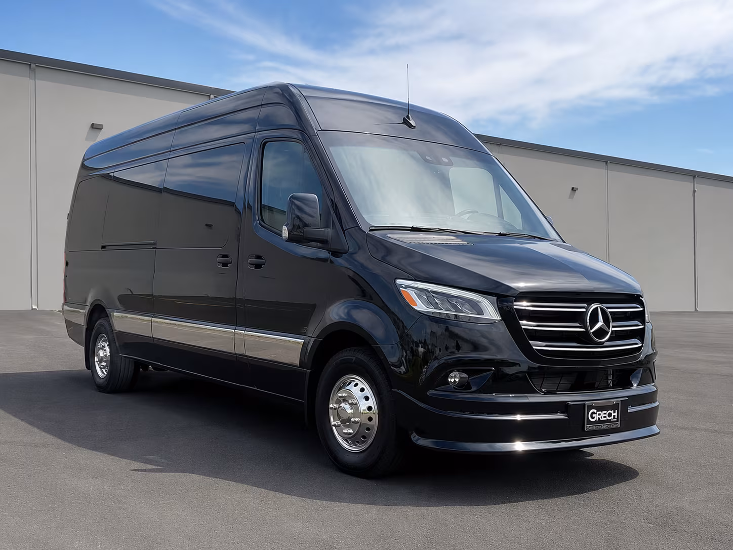 Stockton Corporate Transportation party bus exterior