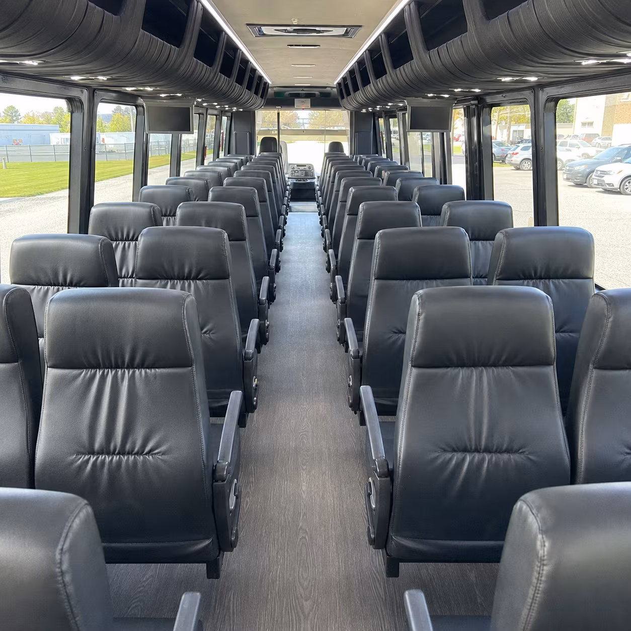 Stockton Corporate Transportation party bus exterior