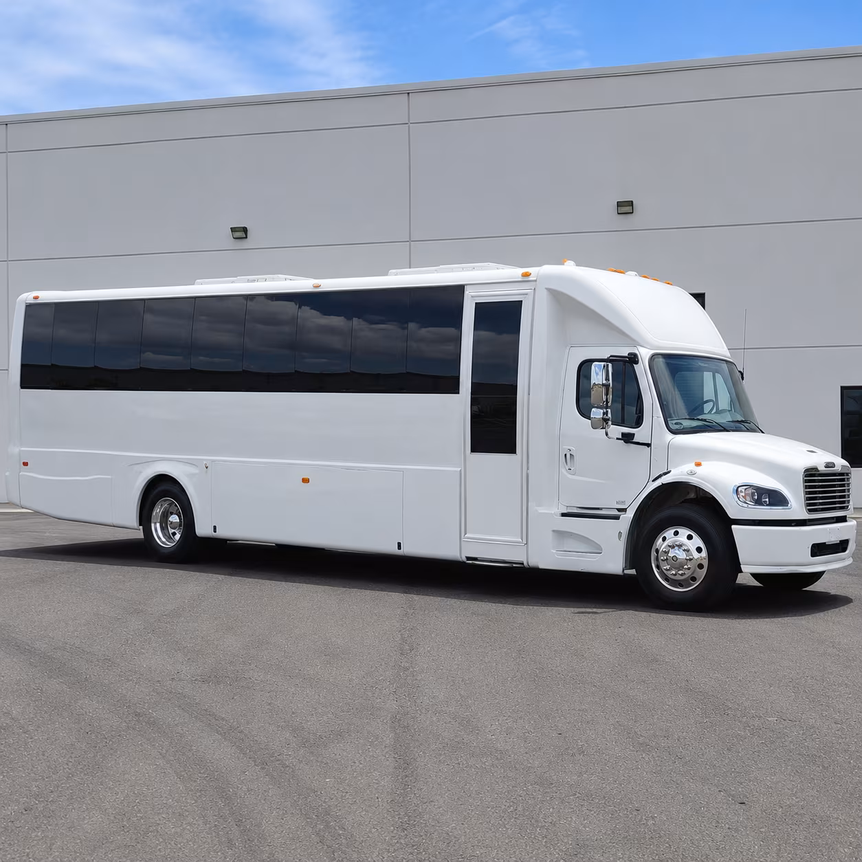 Stockton Prom & Homecoming Transportation party bus exterior