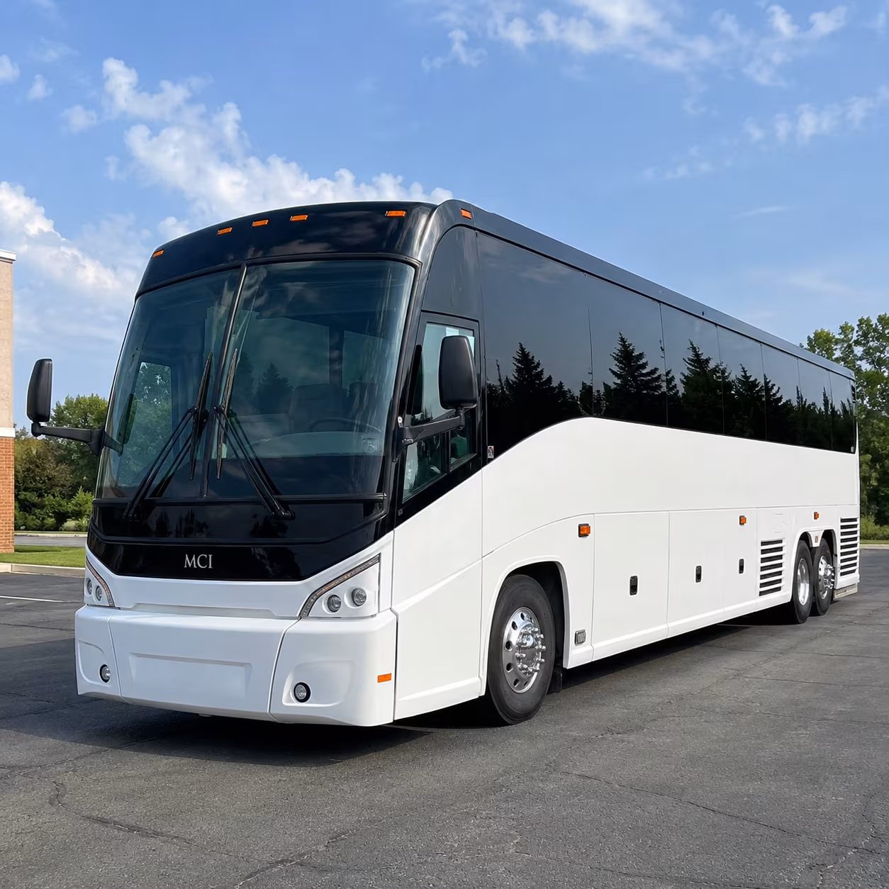 Stockton School Event Transportation party bus exterior