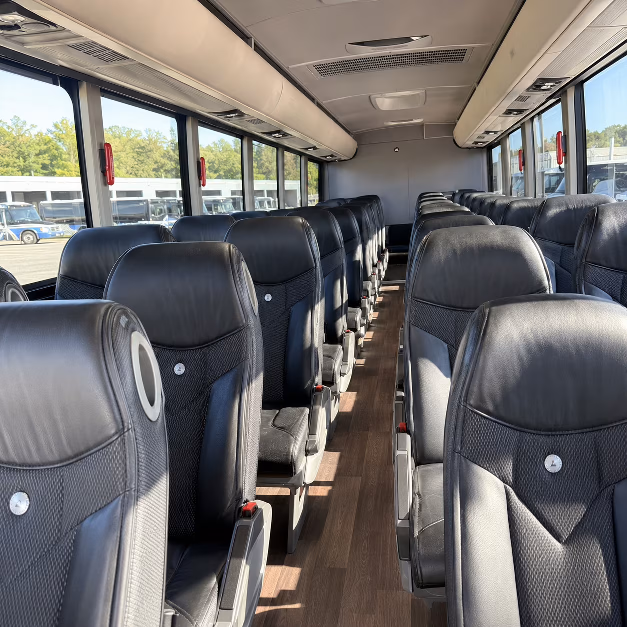 Stockton School Event Transportation party bus exterior