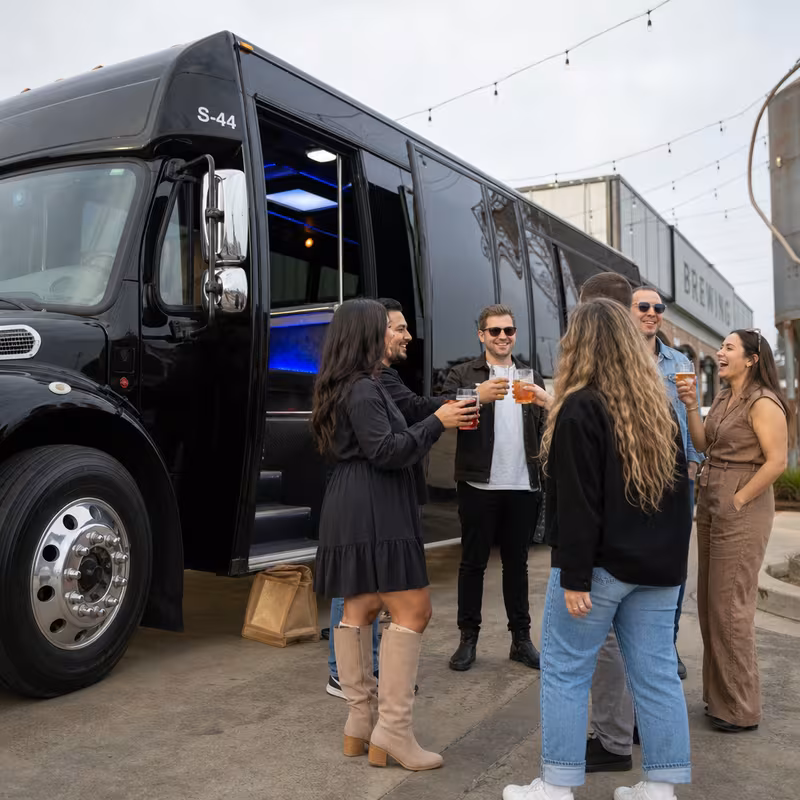 Stockton Winery & Brewery Tour Transportation fleet vehicle